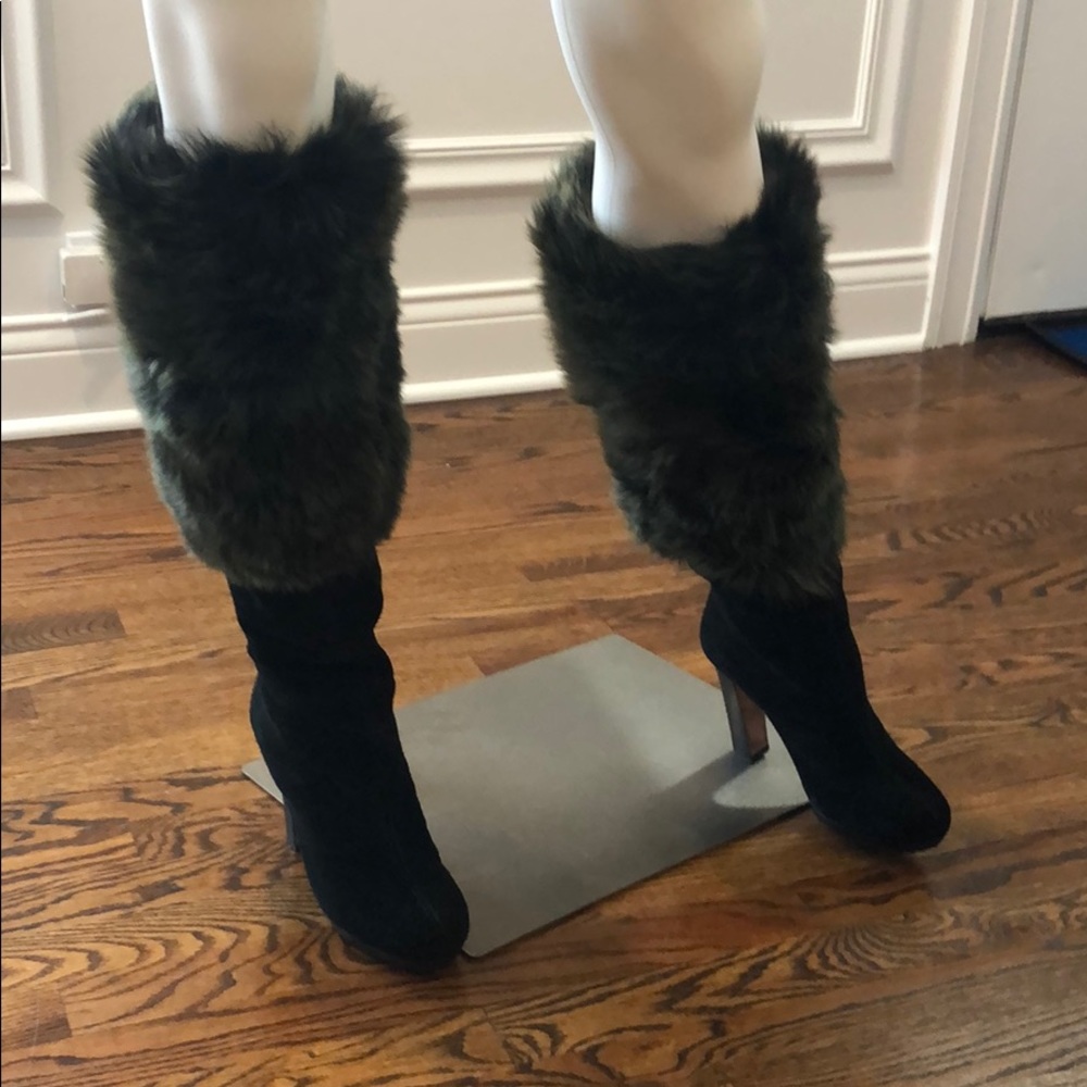 Ugg Knee High Boots with lamb fur